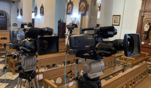 Emisión en streaming de las cuatro misas de la Semana Santa 2020 desde la Iglesia de Lalín.